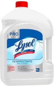  Lysol Desinfectante Multiusos Líquido 6L 