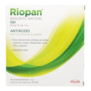 Riopan Gel  20 Sobres Caja Magaldrato 10 ML